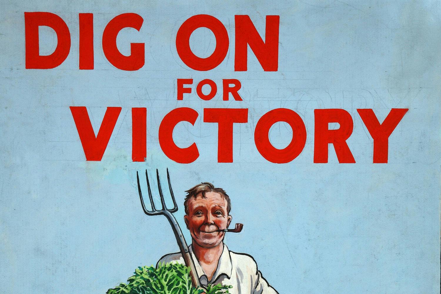Key text: "Dig on for victory"